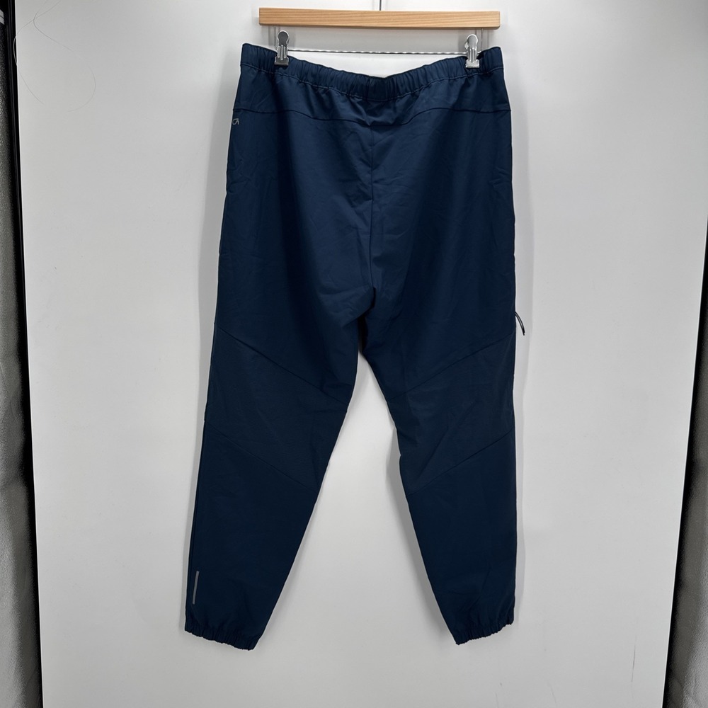 Gap Twill Jogger Pants Mens XL Black Elastic Waist Cuffed Casual Relaxed Fit - Picture 2 of 13